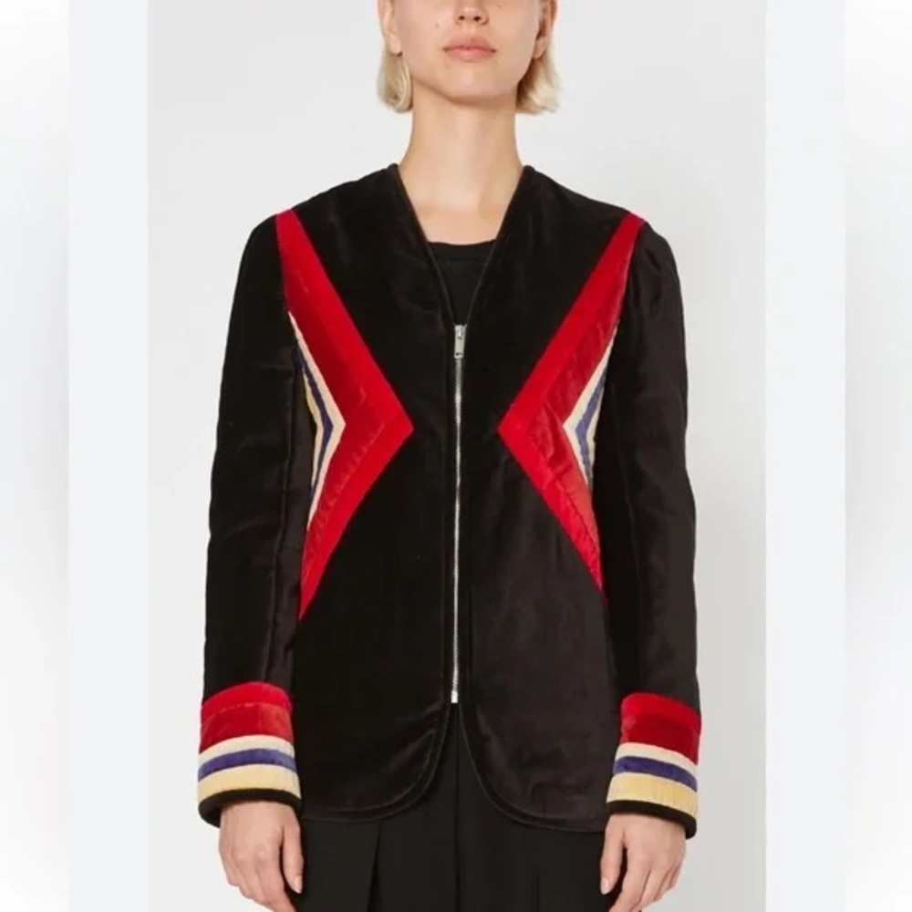 Isabel Marant ETOILE women Velvet jacket “Lalia” in black size 40